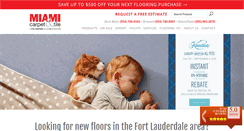 Desktop Screenshot of miamicarpet.com